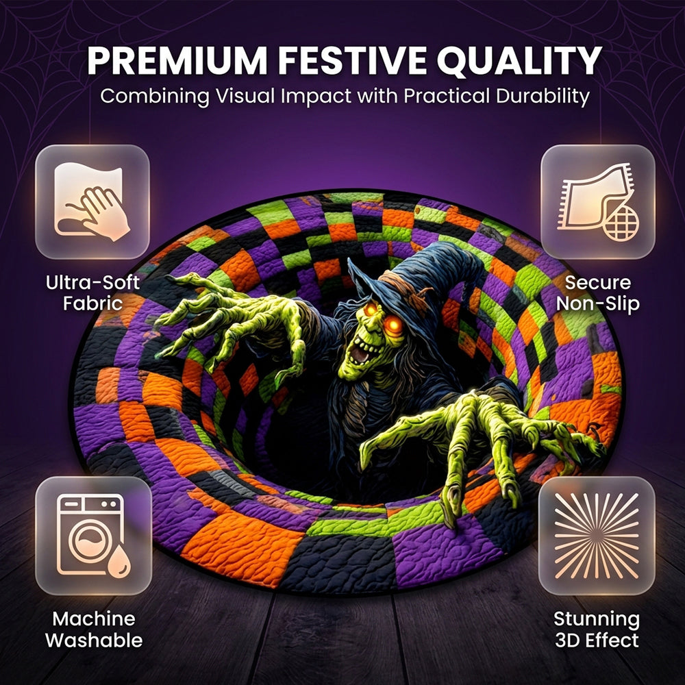 Eigoods haunted vortex round Halloween rug image 56