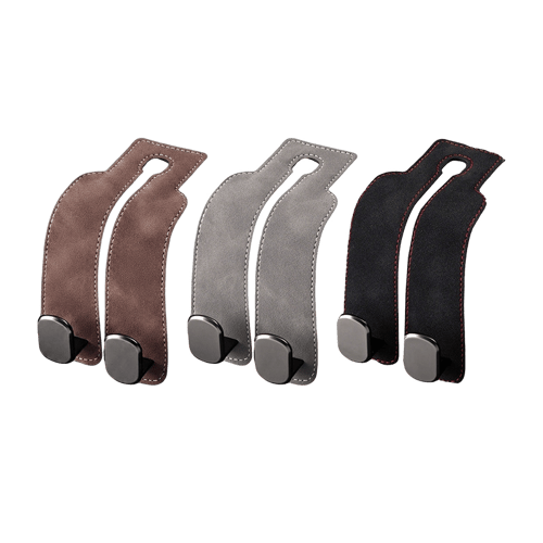 Suede car seat hook — product view 1