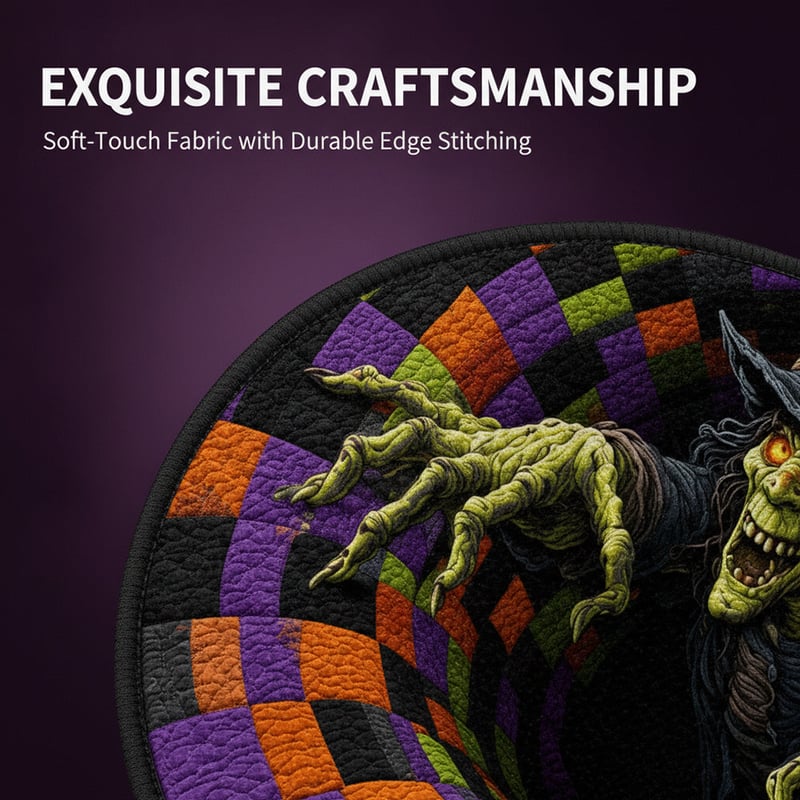 Eigoods haunted vortex round Halloween rug image 45